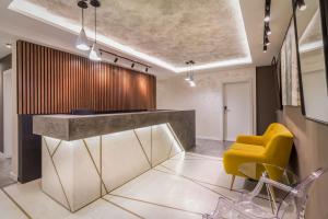 Posezení v ubytování Level Luxury Suites