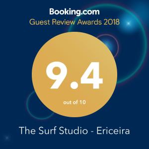 a logo for the sun studio erica guest review awards at The Surf Studio - Ericeira in Ericeira