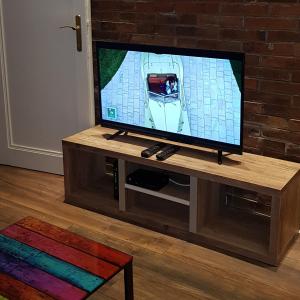 Televízia a/alebo spoločenská miestnosť v ubytovaní Zagreb center near main square