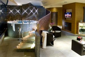 A seating area at Hotel Turiec