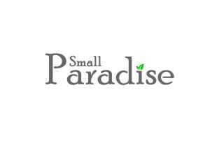 a small paradise logo for small paradise at Small Paradise in Andros
