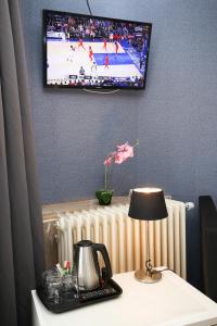 Příslušenství pro přípravu čaje a kávy v ubytování Hotel Flipper Amsterdam