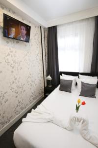 Postelja oz. postelje v sobi nastanitve Hotel Flipper Amsterdam