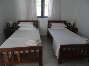 Letto o letti in una camera di Amssler Beach Stay