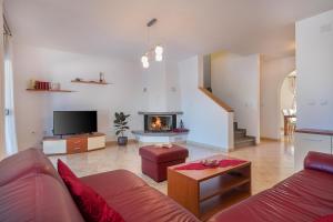 Posezení v ubytování Ferienhaus Mary
