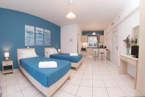 Una cocina o cocineta en Sami View