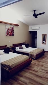 Postel nebo postele na pokoji v ubytování Cahuita Inn