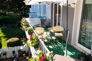 Balkón alebo terasa v ubytovaní Pension & Restaurant La Amalia
