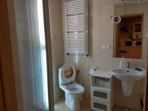 Kúpeľňa v ubytovaní Biały Domek