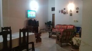 A television and/or entertainment centre at La Esperanza