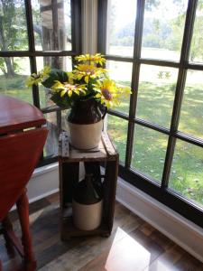 Cabin retreat just off I-77, wonderful experience for 2!外面的花园