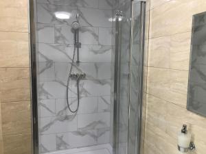 Koupelna v ubytování Dudman Hotel