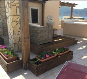 Uma varanda ou terraço em Villa Oblò