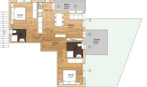 The floor plan of Mounira Ladis