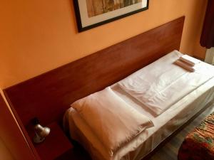 Postel nebo postele na pokoji v ubytování Pension Madara