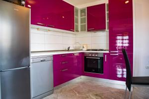 Kuchyň nebo kuchyňský kout v ubytování Apartments Šolta