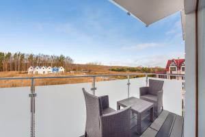 Balkón alebo terasa v ubytovaní Apartamenty Sun & Snow Seaside Grzybowo