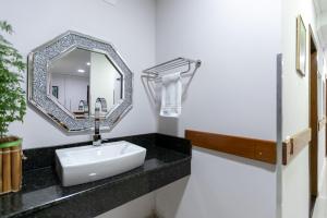 Koupelna v ubytování Hotel Trevita Foz