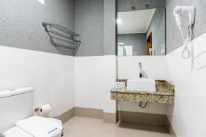 Koupelna v ubytování Hotel Trevita Foz