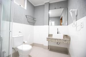 Koupelna v ubytování Hotel Trevita Foz