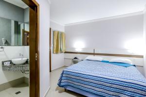 Koupelna v ubytování Hotel Trevita Foz