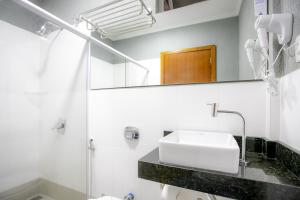 Koupelna v ubytování Hotel Trevita Foz