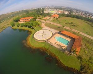 Vaade majutusasutusele Pousada Lagos de Minas linnulennult