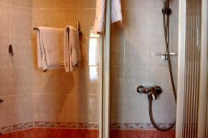 Koupelna v ubytování Hotel Felicia