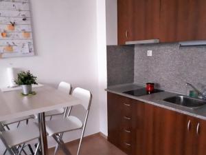 Kuchyň nebo kuchyňský kout v ubytování Apartment in Infinity Aparthotel