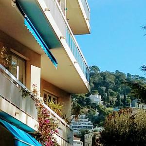 Balkoni atau teres di Appartement Nice Port