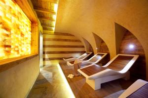 Hotel Bergblick 5 Sterne的休息区