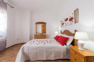 Postel nebo postele na pokoji v ubytování Apartamentosánchez
