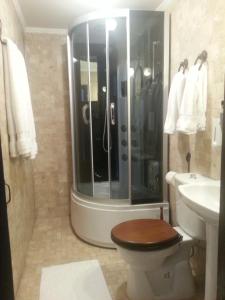 Koupelna v ubytování Villa Perla Hotel