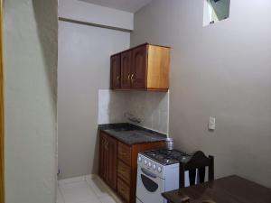 Una cocina o zona de cocina en Class Apart Hotel