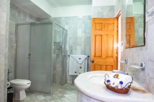 Koupelna v ubytování Hotel La Alondra