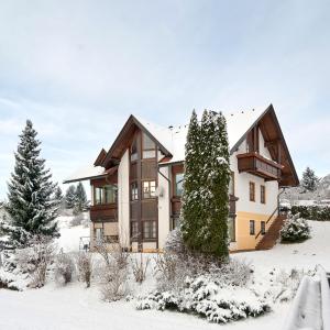 Kış mevsiminde Appartement Haus Drobollach