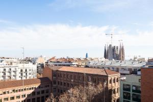 Výhľad na mesto Barcelona alebo výhľad na mesto priamo z apartmánu