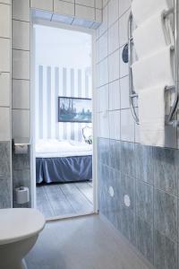 Koupelna v ubytování Hotell Breda Blick