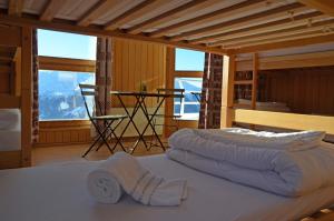 Tignousa logement de groupes et individuels客房内的一张或多张床位