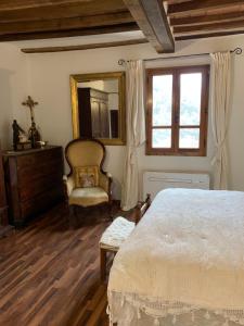 A bed or beds in a room at San Martino Vald'Afra