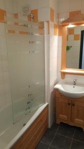 Et badeværelse på Apartment in Les Chalets du Galibier 1