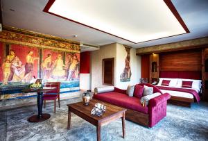 Posezení v ubytování Hotel del Sole