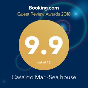 ナザレにあるCasa do Mar -Sea houseの海の宿