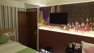 Whole Sunshine International Guest House 객실 침대