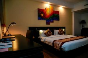 Voodi või voodid majutusasutuse The Covanro Airport Hotel - Katunayake toas