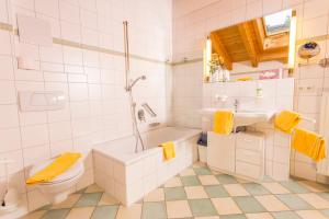 Koupelna v ubytování Gästehaus Büchele