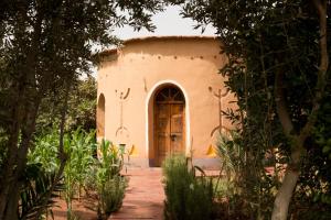 Zahrada ubytování Ecolodge La Palmeraie