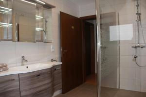 Koupelna v ubytování Ferienwohnung am Gipsberg + 17 fotografií