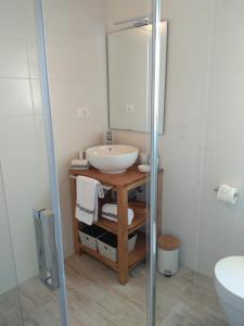 Koupelna v ubytování Kuca za odmor Desire