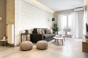 Χώρος καθιστικού στο Modern Design Acropolis Flat